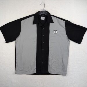 David Carey Original Historic Route 66 Gray Black Men's Shirt – Size 2X